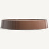 Mesa de centro de madera DM marrón brillo de Vical