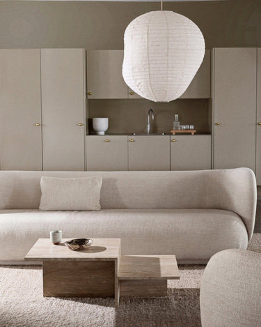 Mesa de centro Distinct de travertino Ferm Living