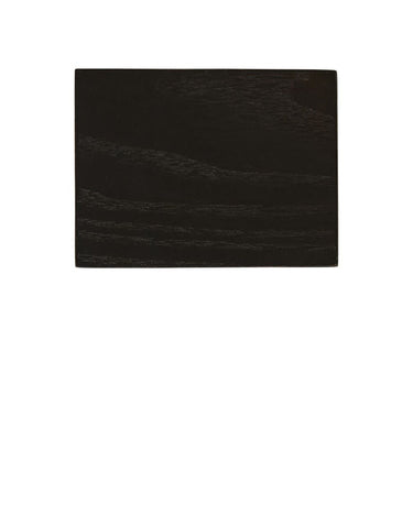 Mesa de centro Jeanne de madera lasurada negra de Gabrielle Paris, muestra de madera negra