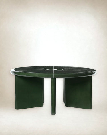 Mesa de centro redonda Deya verde 80 cm en Matuta Home - imagen 1