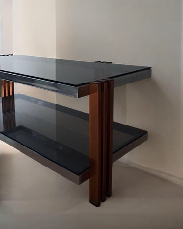Detalle de mesa vintage Willy Rizzo