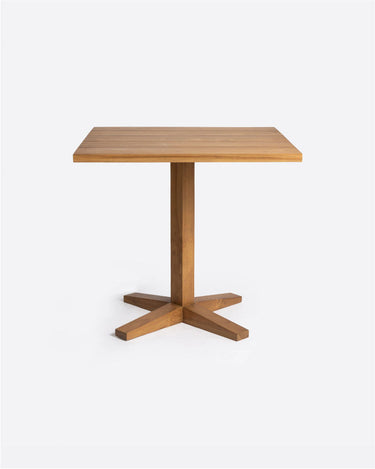 Mesa de comedor exterior RUMAH de teca 80x80 cm Dareels
