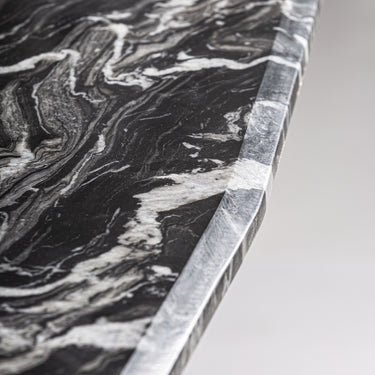 Mesa de comedor de mármol negro de Vical, imagen 4