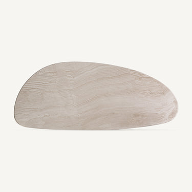 Mesa de comedor de travertino blanco roto de Vical, imagen 5