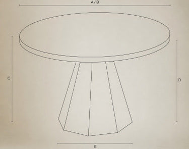 Mesa de comedor JATI de teca reciclada — detalle 5