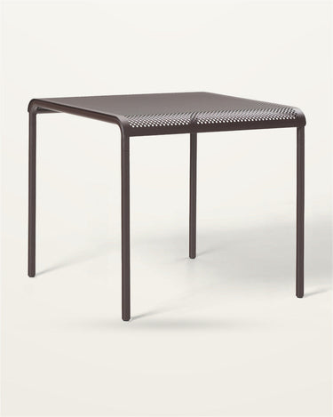 Mesa de jardín Dapple cuadrada 80x80 cm de acero galvanizado en Matuta Home - imagen 1