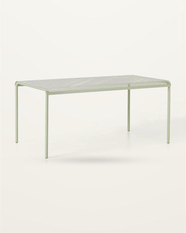 Mesa de jardín Dapple rectangular 160x90 cm verde salvia en Matuta Home - imagen 1