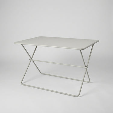 Mesa de jardín rectangular beige gris de Broste Copenhagen