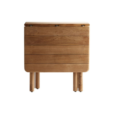 Otra perspectiva de mesa plegable de teca para exterior de Tine K Home