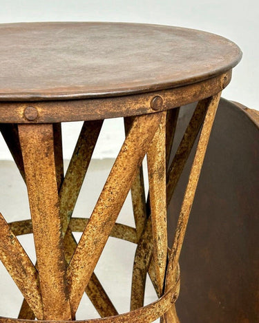 Detalle de conjunto de hierro forjado francés