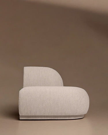 Sofá modular Rico módulo derecho bouclé natural profundo