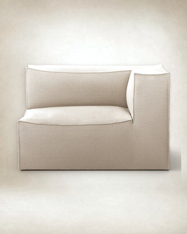 Módulo de sofá Catena S401 con brazo derecho de lino natural en Matuta Home - imagen 1