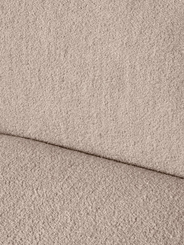 Módulo esquinero ancho de sofá de bouclé natural, imagen 8