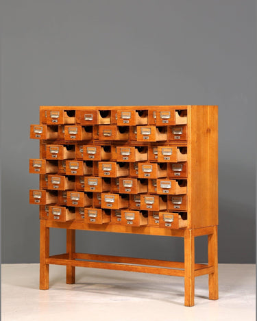 Mueble boticario de madera Mid Century · vista 3