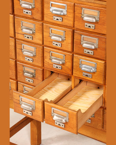 Mueble boticario de madera Mid Century · vista 7