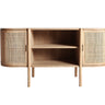 Mueble para TV de madera marrón de Kodu Home Design