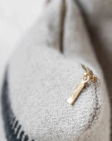 Trousse artisanale en tissu naturel