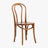 Silla bistro de madera natural Nordal