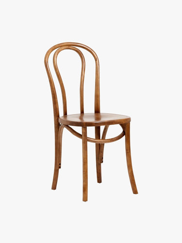 Silla bistro de madera natural Nordal