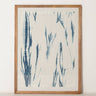 Cuadro Eilam de tela tie-dye azul y blanco