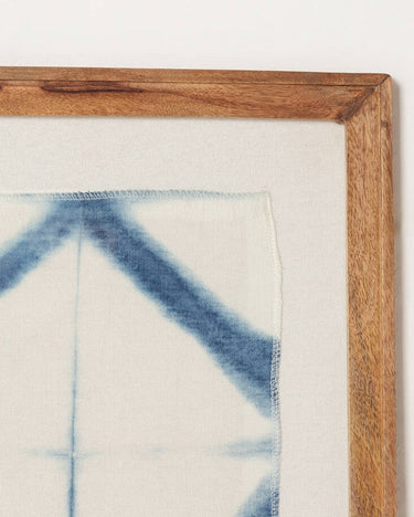 Cuadro Rasbel de tela tie-dye azul · OFELIA