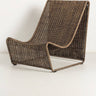 Sillón exterior Calantha de ratán natural
