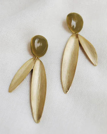 Pendientes dorados Olivia de Joidart