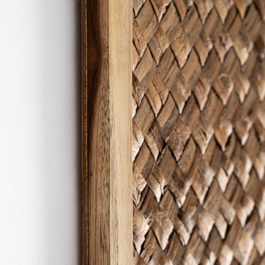 Panel decorativo de fibra natural marrón mediana de Vical, imagen 4