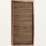 Panel decorativo de fibra natural marrón pequeña de Vical
