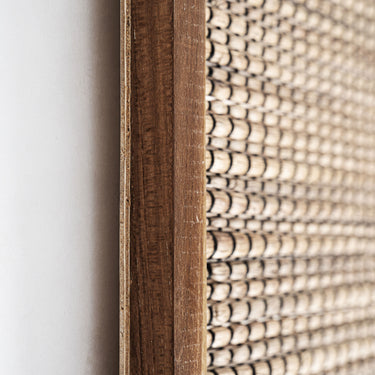 Panel decorativo de fibra natural marrón pequeña de Vical, imagen 4
