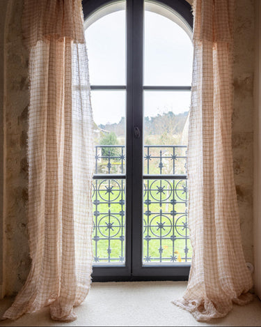 Cortinas rosas