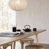 Pantalla de techo Boll 40 de lino natural