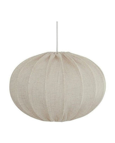 Pantalla de techo Boll 40 de lino natural · vista 2
