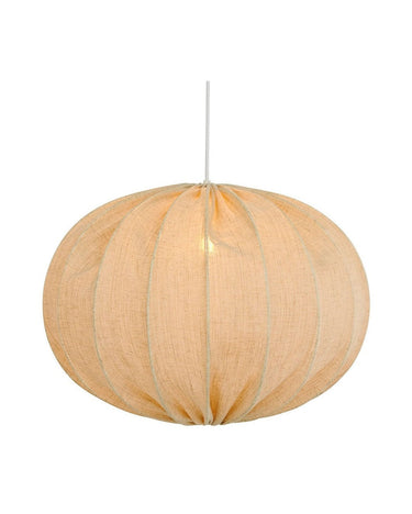 Pantalla de techo Boll de lino natural 40–65 cm · vista 3