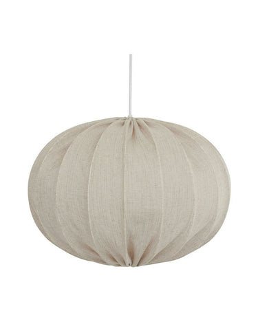 Pantalla de techo Boll de lino natural 40–65 cm · vista 4