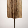 Goa 25 cm cylindrical pleated natural jute lampshade