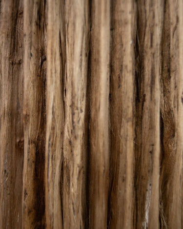 Goa 25 cm cylindrical pleated natural jute lampshade