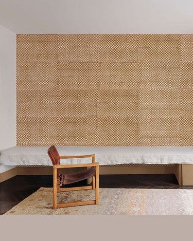 Papel pintado artesanal cuadros batik sobre papel de arroz Le Monde Sauvage