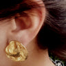 Pendientes Amalfi de plata bañada en oro