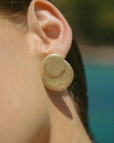 Pendientes dorados Eya Agapée