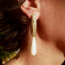 Pendientes dorados largos
