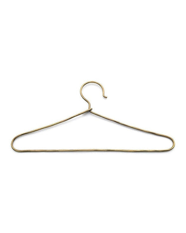 Percha pequeña de latón dorado Cintre d’Or