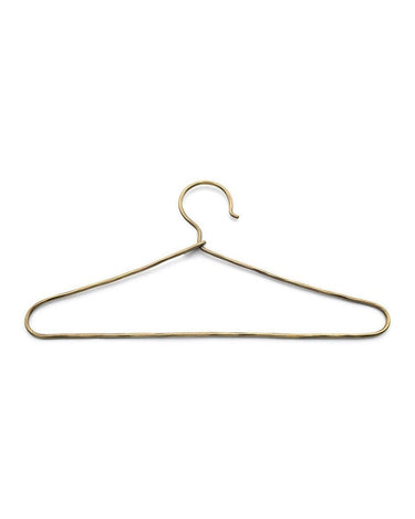 Percha pequeña de latón dorado Cintre d’Or
