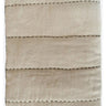 Pie de cama ASHTI de lino acolchado 220x100 cm Dareels