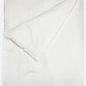 Pie de cama MUNNAR de lino blanco 100 × 220 cm Dareels