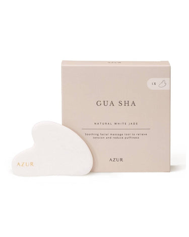 Detalle de piedra Gua Sha facial