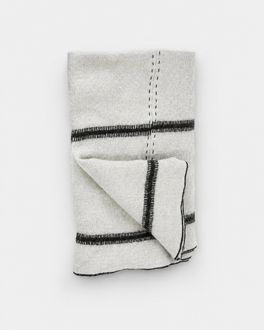 Detalle de plaid beige