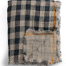 Plaid de lino lavado gofrado reversible Le Monde Sauvage