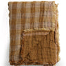 Plaid de lino lavado reversible diseño vichy Le Monde Sauvage