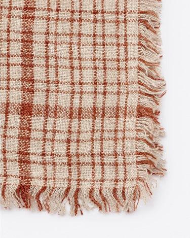 Plaid GADELA Dareels detalle de lino